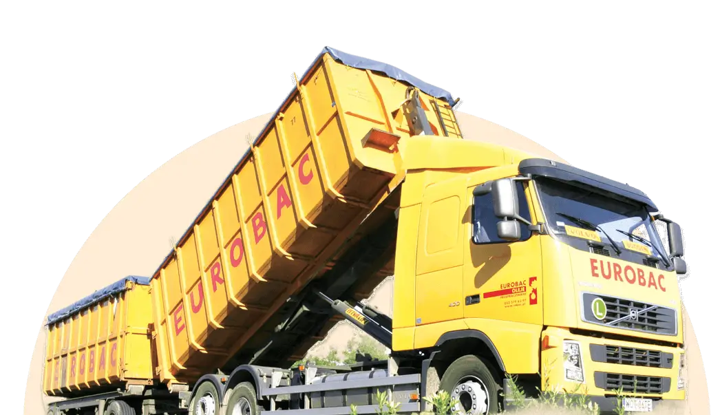 Ciężarówka - odbiór oleju z Eurobac sp. z. o.o.